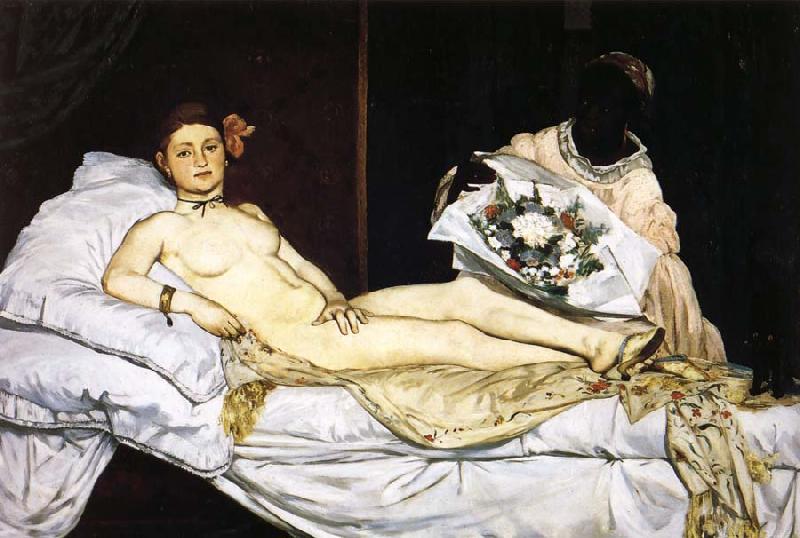 Edouard Manet Olympia oil painting image